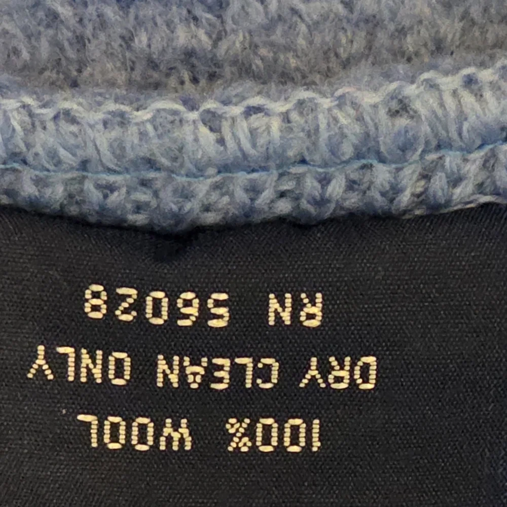 Vintage The North Face - Women's Wool Soft Blue Cowl Neck Sweater Sz Small - Picture 4 of 6